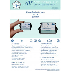 Wireless Vibration Meter MEMS - SBR + DIN 4150