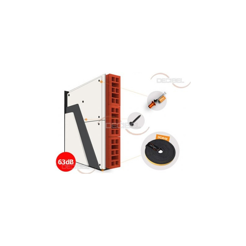 Soundproofing wall MUTE 63