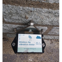 Steel bracket for MEMS Wireless Vibration Meter