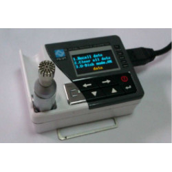 Dosimeter met 1/4 inch microfoon +2GB intern geheugen +1/3 OCT
