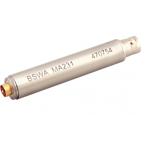 1/2" ICP Microfoon voorversterker 79mm lengte, BNC connector
